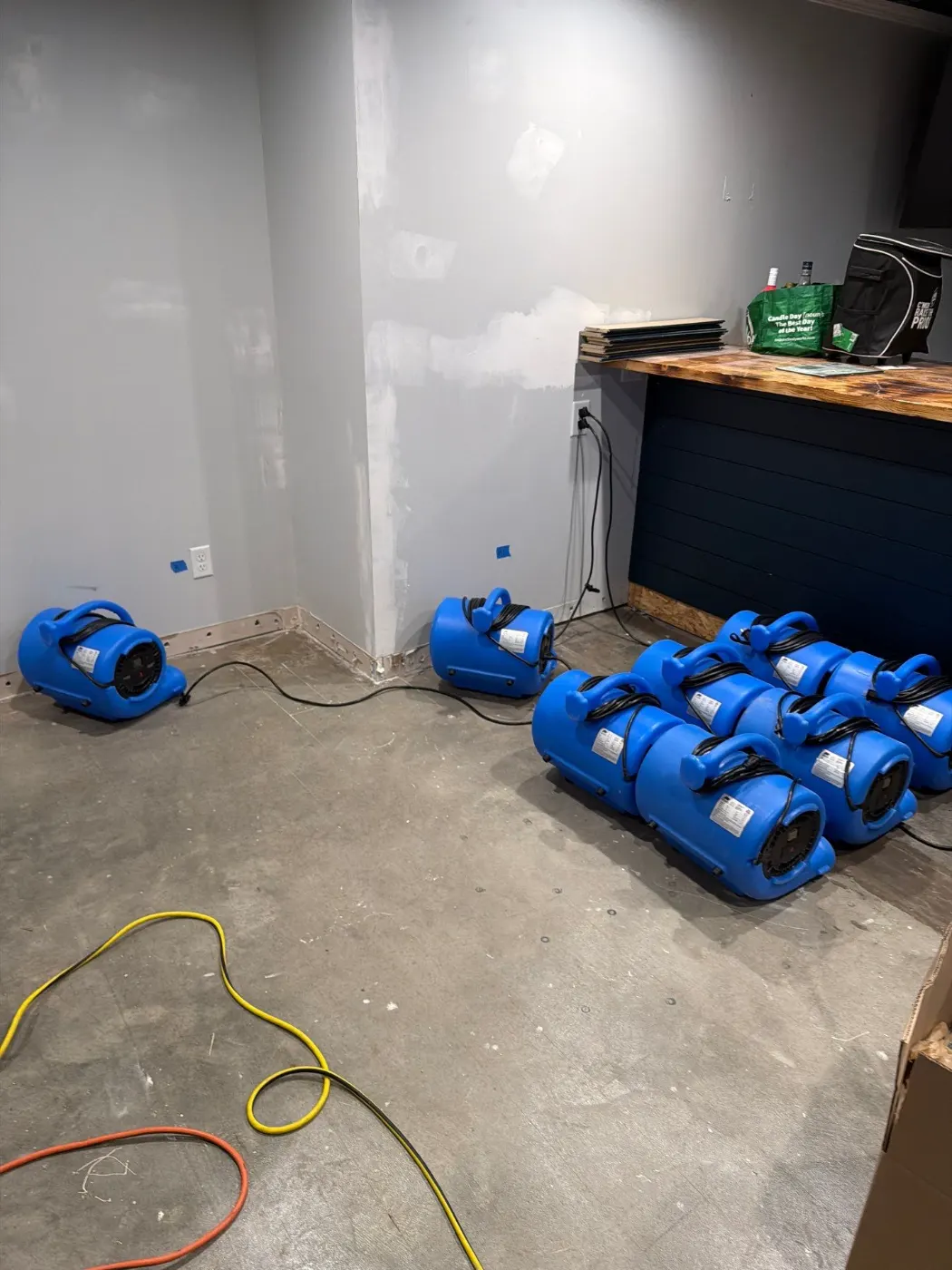 IICRC certified drying setup in Putnam County, IN